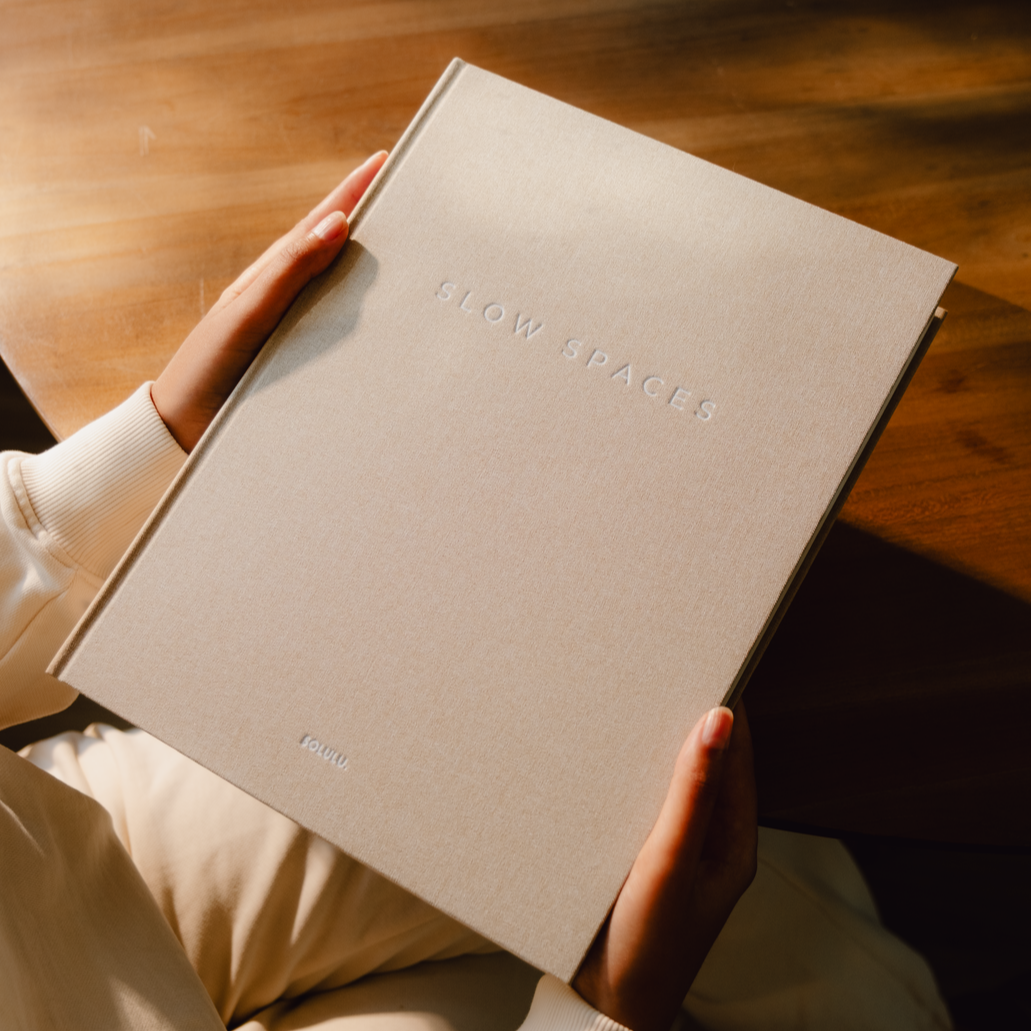 opbergboek koffietafelboek slow spaces warm beige groot cadeau vrouw 