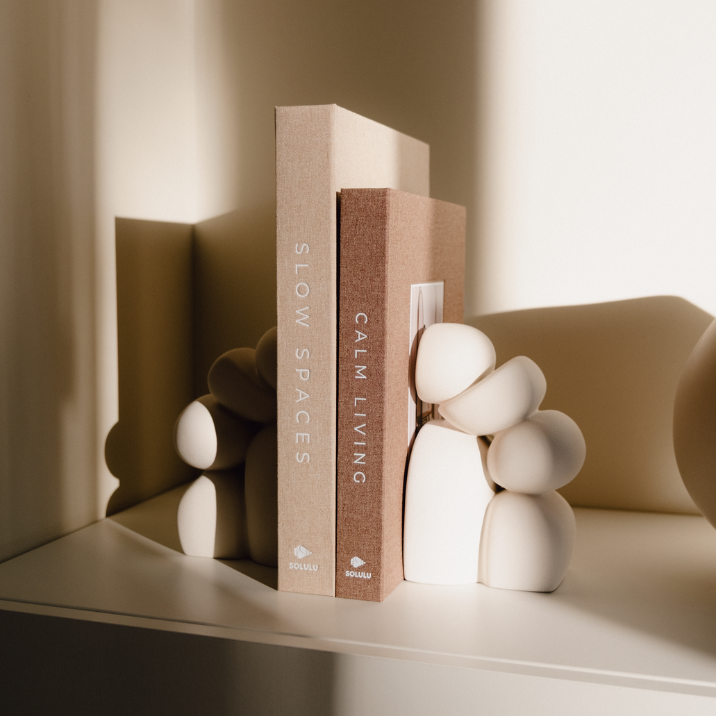 opbergboek koffietafelboek calm living slow spaces warm beige groot cadeau vrouw bruin beige interieur boek 