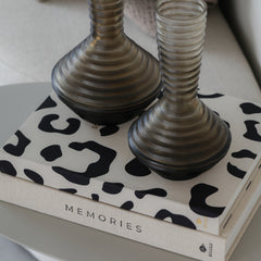 leopard panterprint opbergboek linnen